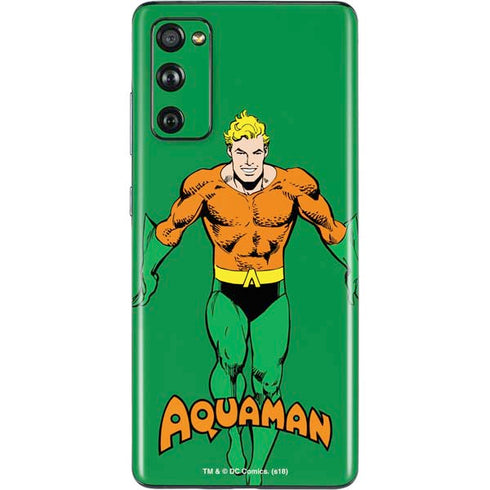 DC Comics Aquaman Classic Art Pose Galaxy S20 Fan Edition Skin